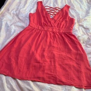 B Darlin Dress. Size 11/12. Melon color.